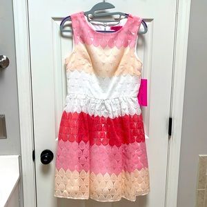 Betsey Johnson ombré teardrop dress, NWT, size 4
